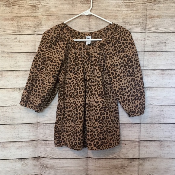 Cheetah Print Top - Picture 1 of 4